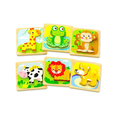 thumbnail image 1 of Rompecabezas De Madera Para Niños Pequeños animales 6 piezas Malubero Multicolor, 1 of 5