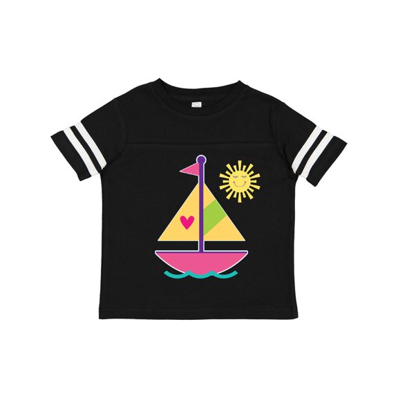 Inktastic Sailboat Girls Sailing Girls Toddler T-Shirt