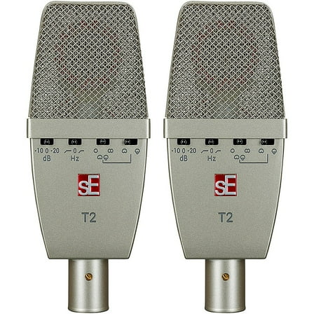 SE Electronics T2-PAIR Pair of T2 Large Diaphragm Condenser Microphone