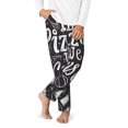 thumbnail image 2 of Xecao In Pizza We Crust Art Print Teenagers' Pajama Pants Long Sleep Pants Soft Elastic Waist Pajama Bottoms Elastic waist with 2 Pockets 5-16 Years-Small, 2 of 6