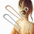 thumbnail image 6 of U Shaped Double Hairpin Fork for Women Metal Hair Clasp Alloy Accessory for Styling and Graceful Updos, 6 of 6