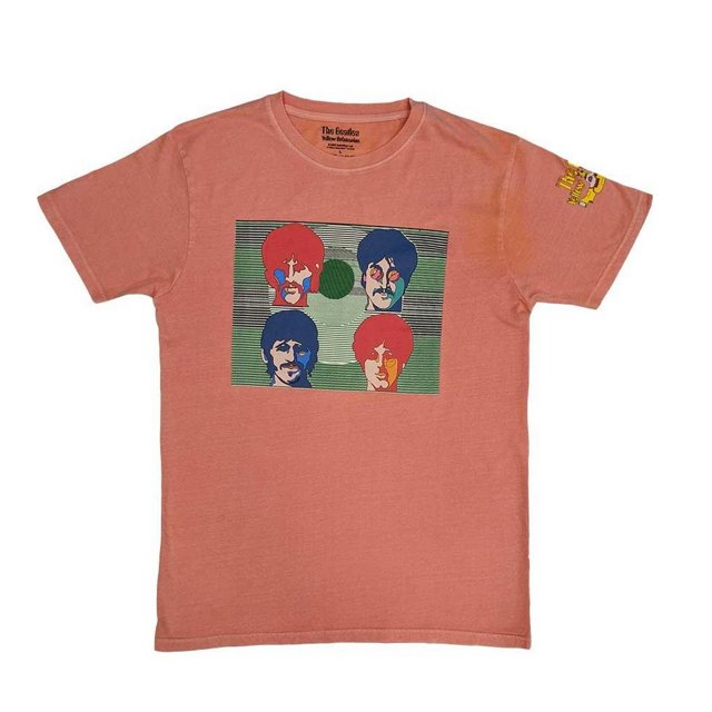 The Beatles - Camiseta Yellow Submarine Magic Piano para Adultos Unisex (Rosa)