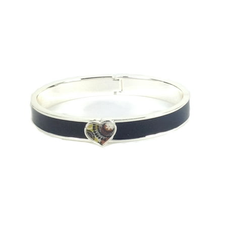 Vera Bradley Heart Bangle Bracelet Cocoa Moss Vera Bradley Heart Bangle Bracelet Cocoa Moss