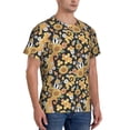 thumbnail image 5 of Rocae Sunflowers Bee for Men's Moisture-Wicking Crew Tee - T-Shirt for Sports, Outdoor Activities, and Casual WearSmall, 5 of 9