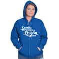 thumbnail image 3 of Cute Cardio Weights Protein Shakes Womens Plus Size Graphic Zipper Hoodie Brisco Brands 5X, 3 of 5