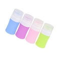 thumbnail image 6 of OUNONA Purple Silicone Travel Bottle Set 4Pcs for Shampoo Travel Use and Storage, 6 of 8