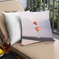thumbnail image 1 of Ahgly Company Drinks Wine Outdoor Throw Pillow, 18 inch by 18 inch, 1 of 6