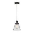 thumbnail image 4 of Innovations Lighting 201C-BB-G61 One Light Small Cone Cord Pendant-6.25 Inches Wide by 8.25 Inches High   Brushed Brass Finish with Matte White Cased Glass, 4 of 5