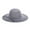 Grey, variant on Womens Wool Felt Fedora Hat Wide Brim Floppy Porkpie Style Prom Hat