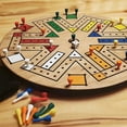 thumbnail image 5 of Juego de mesa Fast Track Wooden Aggravation con 6 piezas de colores, 5 of 5