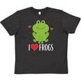 thumbnail image 3 of Inktastic I Love Frogs Youth T-Shirt, 3 of 5