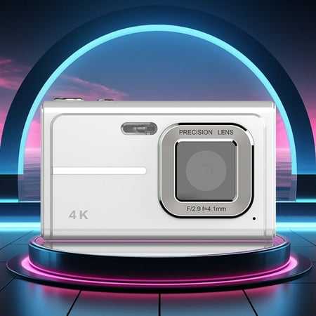 DeskAKBK Digital Camera 1080P HD Photography Supports Up To 48MP Electronic Stabilization 5X Digital CCD Student Portable Camera