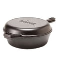 thumbnail image 4 of Hierro fundido presazonado Combo Cooker Lodge, 3,2 L + 26 cm, negro, 4 of 4