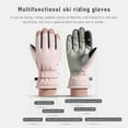 thumbnail image 6 of Ski Gloves,Winter Snowboard Snow Warm Touchscreen Cold Weather Women Gloves Wrist Leashes, 6 of 6