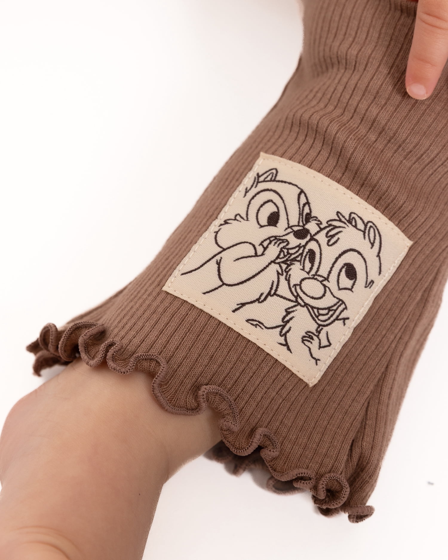 Disney Classic Chip n Dale Baby Girls Crewneck Sweatshirt, Leggings and Headband Set, 3-Piece, Sizes 0/3M-24M