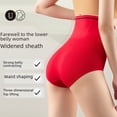 thumbnail image 4 of Braguitas de cintura alta para adelgazar el abdomen y las caderas después del parto, moldeadoras de cuerpo para mujer, bragas adelgazantes con sujeción gástrica fina de verano, 4 of 5