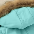 thumbnail image 3 of Vedolay Fall Clothes for Women Long Hooded Trench Coats Lined Windbreaker Travel Jacket Bean Green,3XL, 3 of 4
