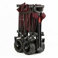 thumbnail image 4 of Maxwell Chariot de Camping Pliant avec Roues Plus Silencieuses, Vin, 4 of 6