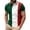 White&&100, variant on CONROSES Italian Day Mens Short Sleeve Polo Shirts Patchwork Color Collared Polo Shirt for Men Casual Golf Shirts