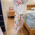 thumbnail image 1 of Pantalones de pijama de manga larga para mujer, con estampado Kawaii, informales, suaves y holgados, de Winnie The Pooh, de Toy Story, para otoño, 1 of 5