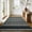 Black, variant on GlowSol 2x6 Washable Black Checkered Runner Rug, Non-Slip TPR Low Pile Rug for Hallway Kitchen Bedroom Living Room