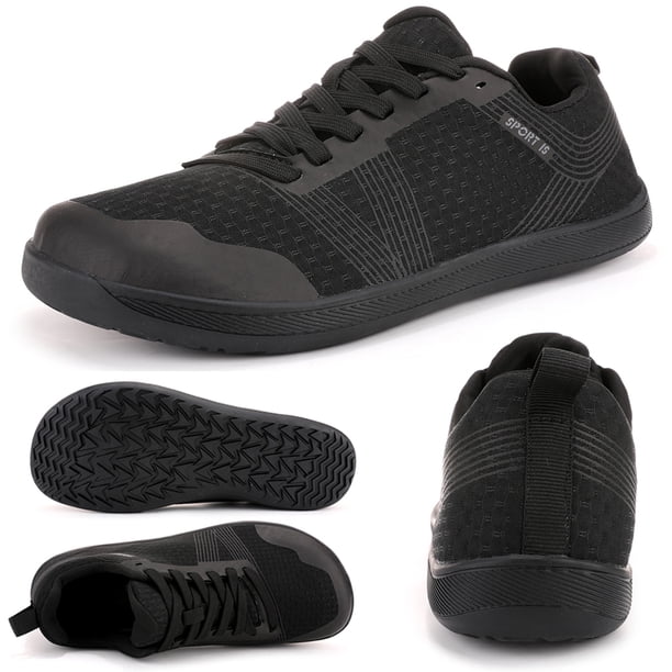 Zapatos Tenis Ligeros para Con Punta Ancha Entrenamiento Cruzado Minimalistas Descalzos Antideslizantes Transpirables Al Aire Libre