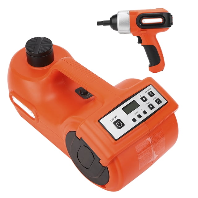 Car Jack Electric Floor Jack Electric Tire Lifting Hydraulic Jack Set Tire Repair Tool DC12V 5T 3-in-1 Car Electric Floor Jack Hydraulic Lifting Set For Tire Change