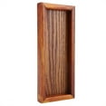 thumbnail image 2 of Plateau en bois Rectangle plateau à thé en bois assiette de Table de service collations plat de stockage des aliments pour la maison de l'hôtel(20 * 8cm), 2 of 10