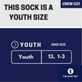 thumbnail image 4 of For Bare Feet NFL SEATTLE SEAHAWKS Spray Zone Crew Sock Team Color Youth, 4 of 4