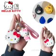 thumbnail image 2 of Funda para llavero de Hello Kitty Melody, cubierta antipolvo para Control de llaves, organizador de soporte Kawaii de dibujos animados, suministros para el hogar, 2 of 4