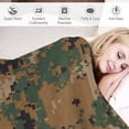 thumbnail image 3 of Fleece Soft Throw Blanket Marpat Camouflage Blankets Lightweight Flannel Plush Fuzzy for Sofa Couch Bed Livingroom Chair Car Travel 50X60 in, 3 of 6