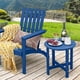 thumbnail image 2 of ZYPPPA Round Outdoor Side Table, 18 Inch Weather Resistant HDPE Adirondack Table, Outdoor Indoor Chairside End Tables, Patio Side Table for Lawn Garden Balcony Backyard, Easy Assembly (2, Navy), 2 of 18