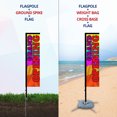 Anley Custom Rectangle Feather Flag 2 X 6 Ft Single Sided - Print Your ...