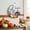 Grey, variant on Welcome Sign for Front Door, Hello Pumpkin Fall Round Metal Wall Art Wreaths, Orange Thanksgiving Botanical Navy Blue Outdoor Indoor Wall Hanging Sign for Porch Decor Housewarming Gifts 5.9 Inch