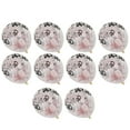 thumbnail image 1 of 10Pcs Latex Transparent Balloon with Nnumber 40 Pattern for Birthday Party Wedding Anniversary Decoraterose gold sequin, 1 of 8