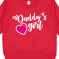 thumbnail image 3 of Inktastic Valentine's Day Daddy's Girl with Heart Toddler Sweatshirt, 3 of 4