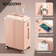 thumbnail image 3 of KLQDZMS nueva maleta de 20 "22" 24 "26 pulgadas caja de embarque con carga USB ABS + cubierta de carrito con cremallera para PC equipaje de viaje de mano para mujer, 3 of 4