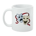 thumbnail image 3 of Drama Comedy Tragedy Masks Theater White Mug, 3 of 4