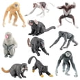 thumbnail image 4 of Toys & Games Children'S Simulation Zoo Mini Gibbon Lemur Gibbon Desktop Animal Ornament Model 10Pcs Yry, 4 of 9