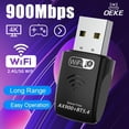 thumbnail image 2 of WiFi 6 USB Wireless Adapter with Bluetooth 5.4, Dual Band 900Mbps (600Mbps+286Mbps), 2.4G/5G, Driver-Free Plug & Play, Mini Wireless Receiver & Transmitter for PC/Laptop., 2 of 11