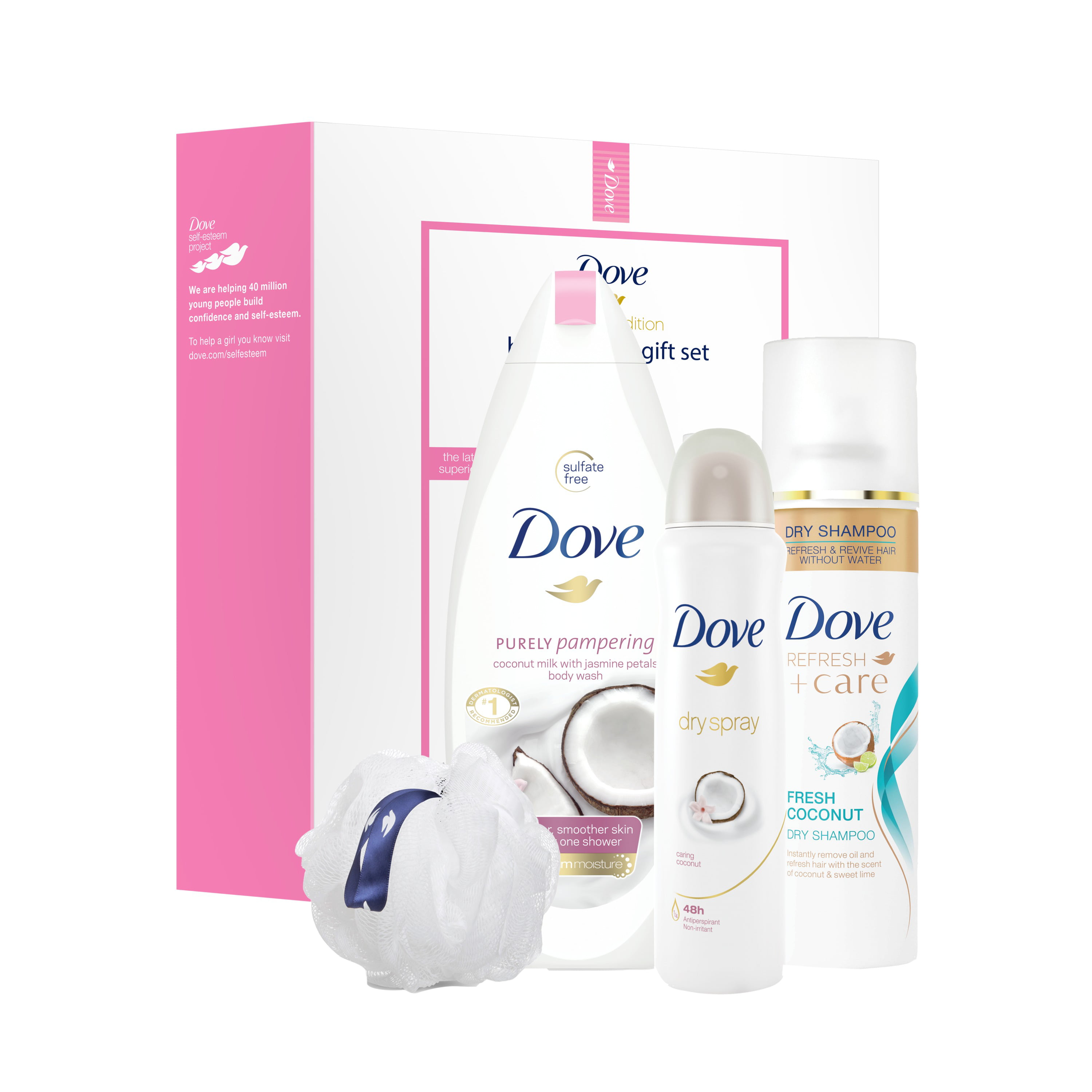 Dove 4-Pc Beauty Lover Gift Set Coconut 