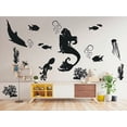 thumbnail image 2 of MERMAID VINYL WALL DECAL (YOU CHOOSE SIZE AND COLOR!), 2 of 2