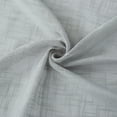 thumbnail image 3 of Dainty Home Hannah Solid Design Linen Look Grommet Panel Pair 76" x 96'' In Grey, 3 of 4