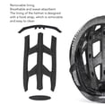 thumbnail image 4 of Adult Lightweight Bike Helmet, Visor Detachable Bright Rear Light Bike Helmet  for Road Cycling, 4 of 7