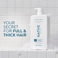 thumbnail image 4 of (4 pack) Native Full and Thick 2-in-1 Shampoo and Conditioner Sea Salt and Cedar 36 fl oz, 4 of 14