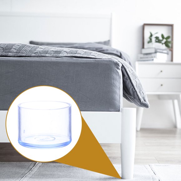Hytrove 10Ud Cubiertas Transparentes Para Patas De Muebles Con Protección Antideslizante Para De Madera