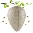 Yguping Hanging Wasp Deterrent Safe Fake Wasp Repellent Nest Yellow