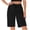 Noir, variante sur Iyufng Bermuda Shorts pour Femmes Été Taille Haute Longueur Genou Shorts Chino Tendance avec Poches Cordon Décontracté Plage Vacances