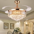 thumbnail image 6 of Afanqi Luxury Rose Gold Crystal Chandeliers, 6 of 17