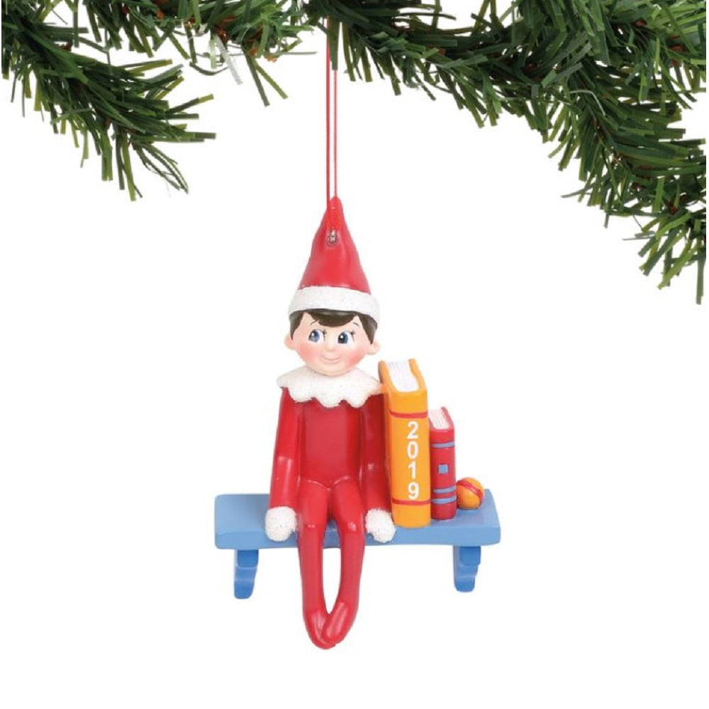 Department 56 The Elf On The Shelf Elf Sitting On The Shelf Ornament